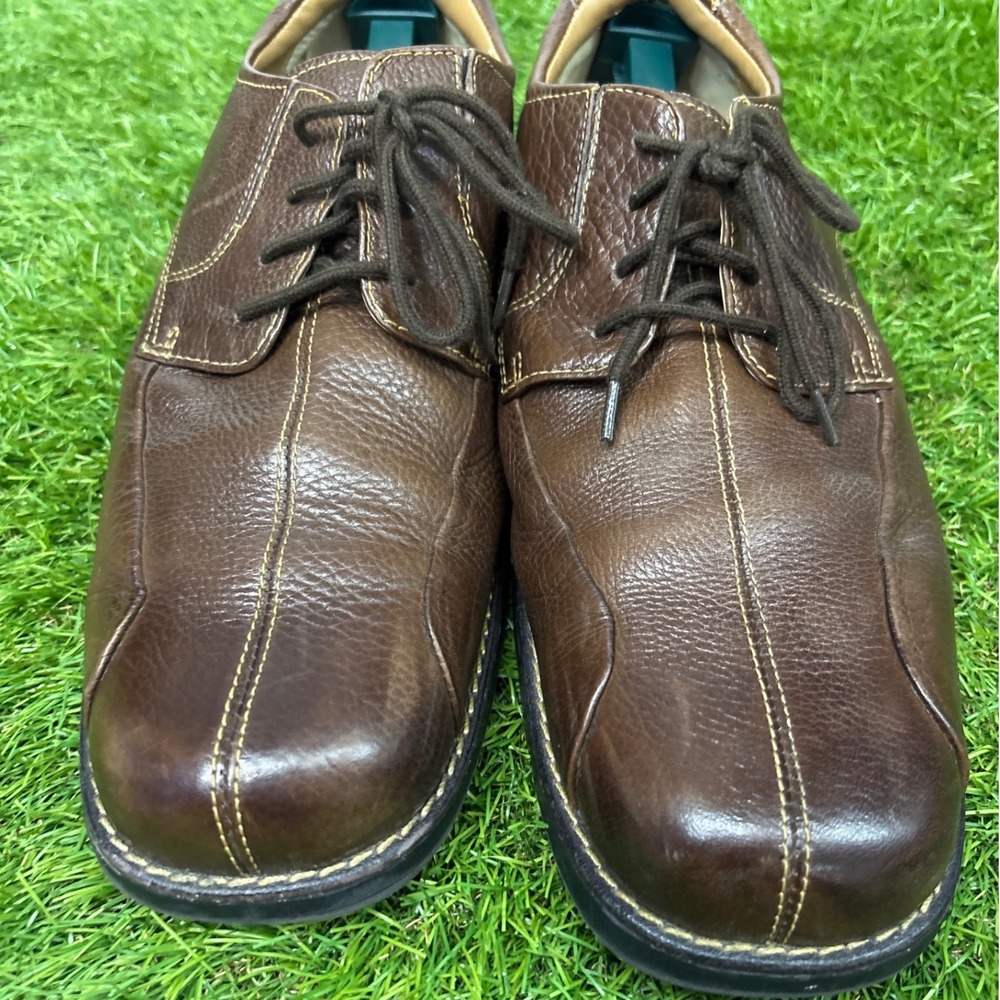 Leather Oxford Dress Shoes Mens Size 13 M Brown Good